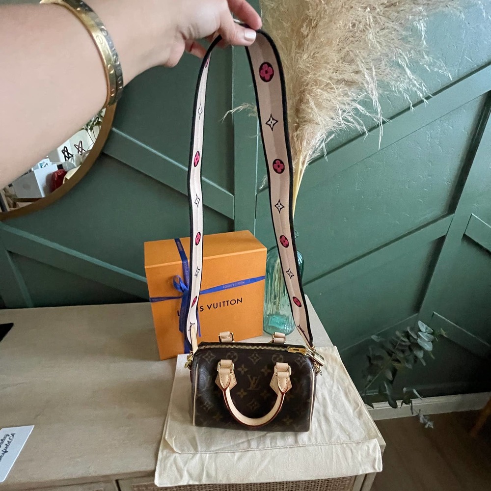 ❌SOLD❌NEW Louis Vuitton Speedy Bandouliere 20 Monogram Strap Black M45957 - Picture 12 of 14